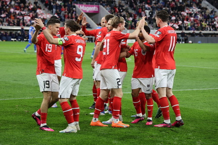 AUT, Österreich vs Aserbaidschan, EM Qualifikation
