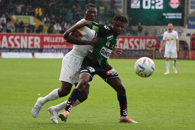 10.09.2022, Ried im Innkreis, AUT, SV Ried vs. FC Red Bull Salzburg, Bundesliga Grunddurchgang, Im Bild Diarra, Kingsley, Reinhard Schröckelsberger © 2022, PhotoCredit: R. Schröckelsberger _-13.jpg
