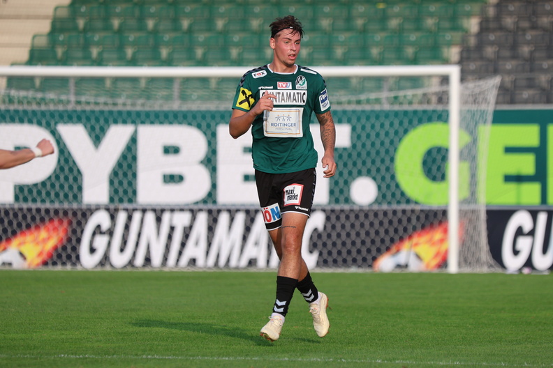 30.09.2023, AUT, SV Ried, Junge Wikinger vs SC Weiz, Regionalliga Mitte, Im Bild: Nico Wiesinger (JWR), Fotocredit Reinhard Schröckelsberger SVR-JungeWikinger-Weiz-3.jpg