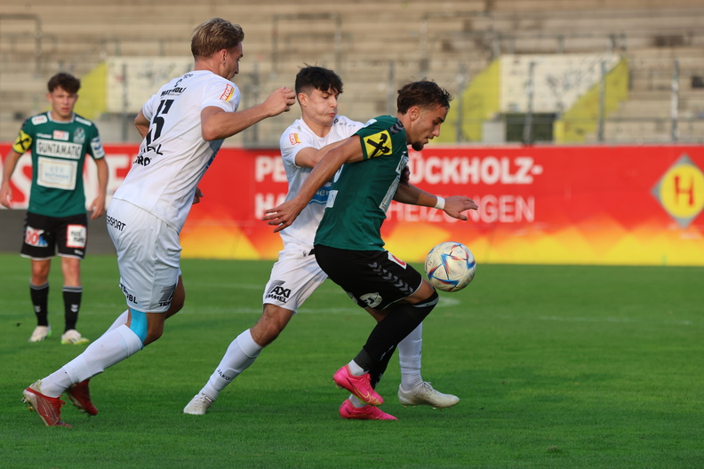 30.09.2023, AUT, SV Ried, Junge Wikinger vs SC Weiz, Regionalliga Mitte, Im Bild: Ben-Travis Wörndl (JWR), Fotocredit Reinhard Schröckelsberger SVR-JungeWikinger-Weiz-15.jpg