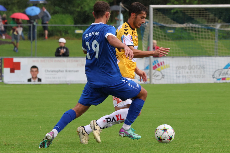 28.07.2024, AUT, Röthis, SC Röthis vs SV Ried, Uniqa ÖFB Cup, 1.Runde, Im Bild: Ante Bajic (SV Ried), Fotocredit Reinhard Schröckelsberger CUP-Roethis-SVRied-7.jpg